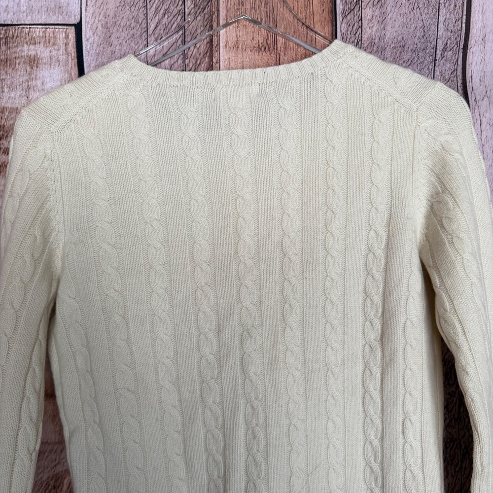 Lilly Pulitzer Sweater Cable Knit Cashmere Preppy Cozy Classic Cottage Small - Picture 5 of 9